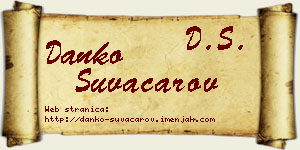 Danko Suvačarov vizit kartica